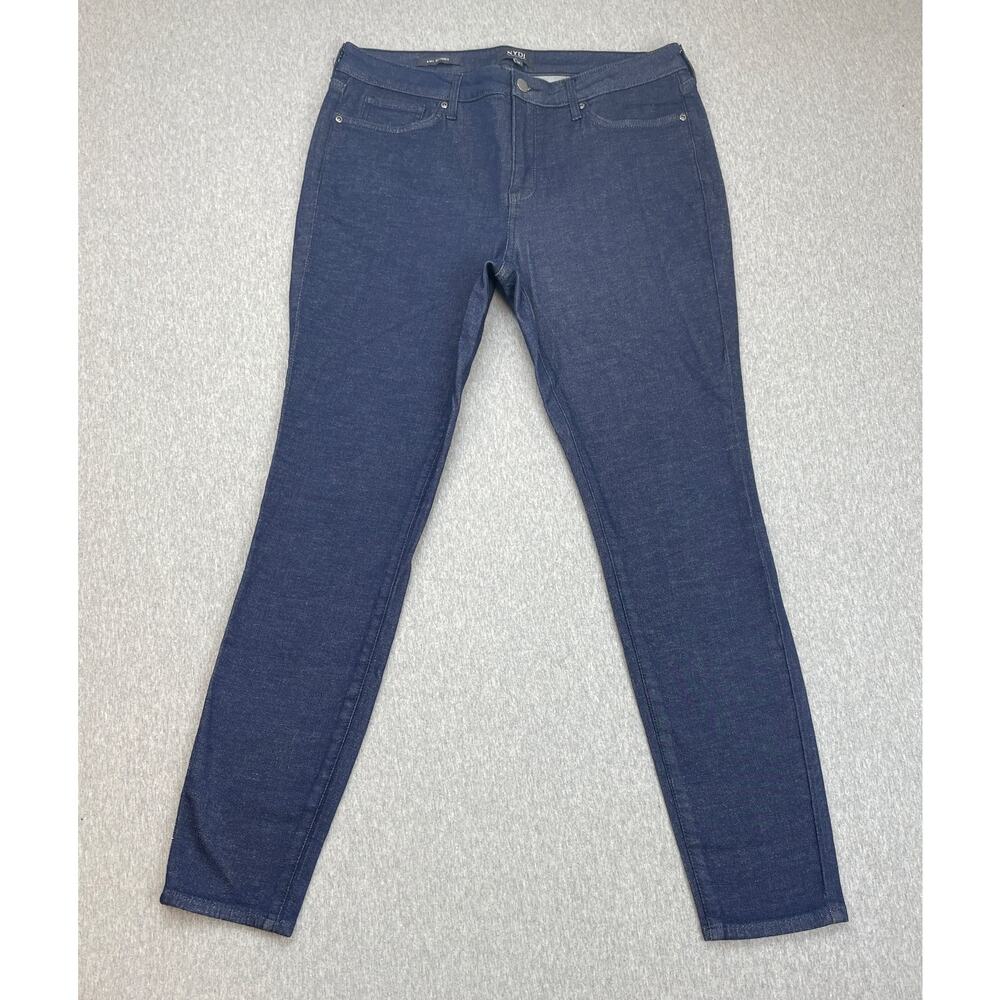 NYDJ Jeans Womens 10‎ Blue Cotton Blend Stretch Ami Skinny Stretch